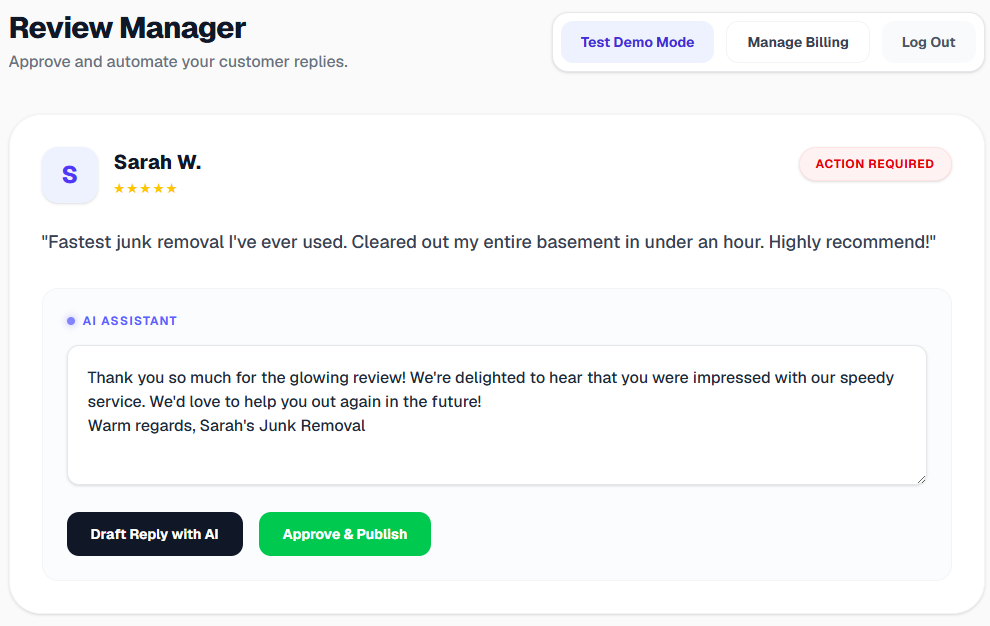 EchoReply Dashboard